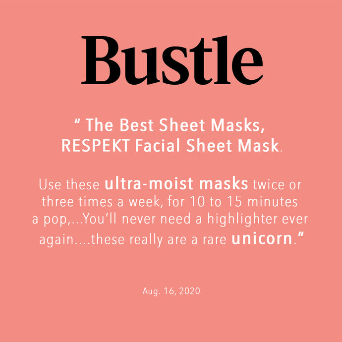 [MEDIA] Bustle: The Best Sheet Masks, The Best Face Masks That Are *Actually* Organic